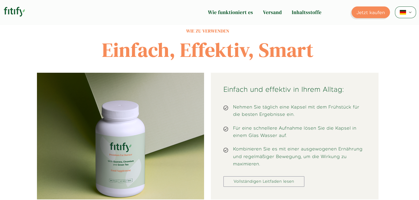 Fitify Diätpillen